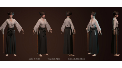 1905期游戏3D美术设计师班1班【O】的五星作品