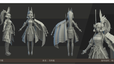 1912期游戏3D美术设计师班1班【O】的五星作品