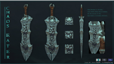 1902期游戏3D美术设计师班1班【O】的五星作品