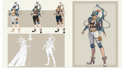 1902期游戏原画高级设计师班1班【O】的五星作品