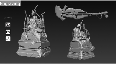 1809期游戏3D美术设计师班1班【O】的五星作品