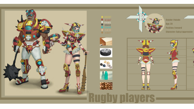 1902期游戏原画高级设计师班1班【O】的五星作品