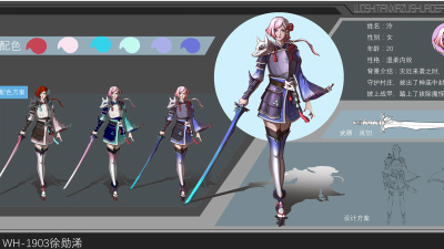 1903期游戏原画高级设计师班1班【O】的五星作品