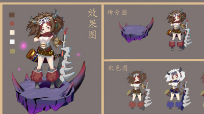1903期游戏原画高级设计师班1班【OT】的五星作品