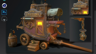 1904期游戏3D美术设计师班1班【O】的五星作品