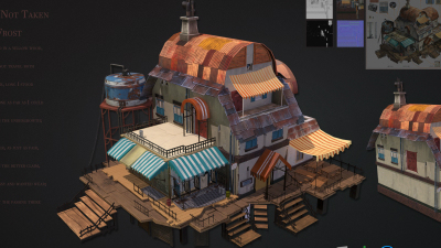 1902期游戏3D美术设计师班1班【O】的五星作品