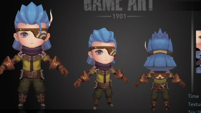 1903期游戏3D美术设计师班1班【O】的五星作品