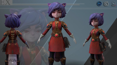 1902期游戏3D美术设计师班1班【O】的五星作品