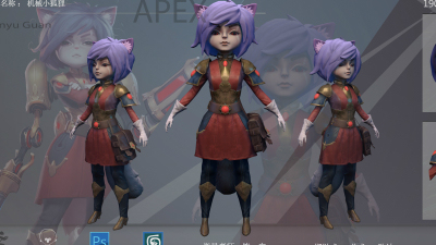 1902期游戏3D美术设计师班1班【O】的五星作品