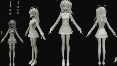 1903期游戏3D美术设计师班1班【O】的五星作品