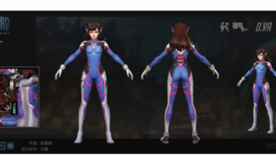 1903期游戏3D美术设计师班1班【O】的五星作品