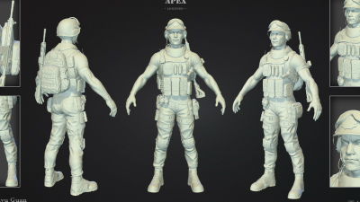 1902期游戏3D美术设计师班1班【O】的五星作品