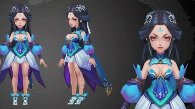 1904期游戏3D美术设计师班1班【O】的五星作品