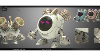 1907期游戏3D美术设计师班1班【OT】的五星作品