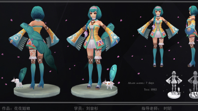 1905期游戏3D美术设计师班1班【O】的五星作品