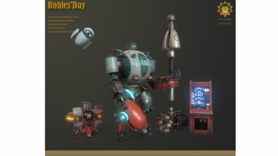 1907期游戏3D美术设计师班1班【O】的五星作品