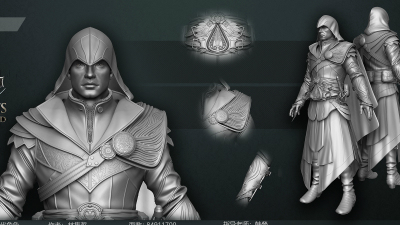 1904期游戏3D美术设计师班1班【O】的五星作品
