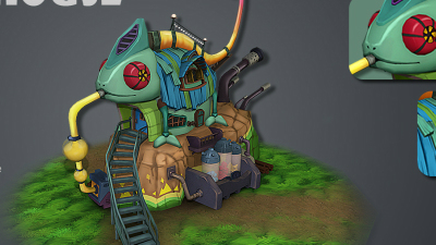 1909期游戏3D美术设计师班1班【O】的五星作品