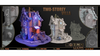 1909期游戏3D美术设计师班1班【O】的五星作品