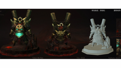 1907期游戏3D美术设计师班1班【O】的五星作品