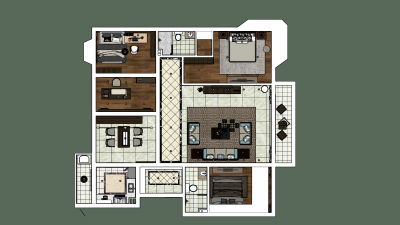1910期室内高级设计师班1班【O】的五星作品