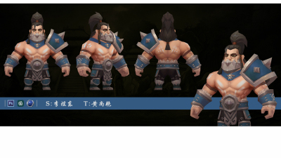 1906期游戏3D美术设计师班1班【O】的五星作品