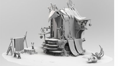 1908期游戏3D美术设计师班1班【O】的五星作品
