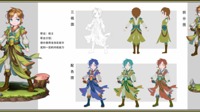1909期游戏原画高级设计师班1班【OT】的五星作品