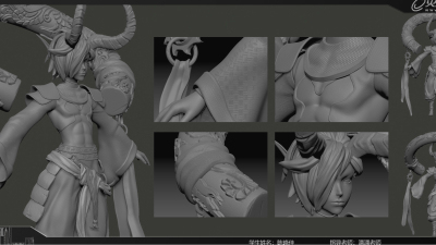 1907期游戏3D美术设计师班1班【O】的五星作品