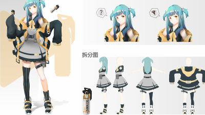 1906期游戏原画高级设计师班1班【O】的五星作品