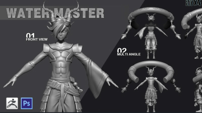 1907期游戏3D美术设计师班1班【O】的五星作品