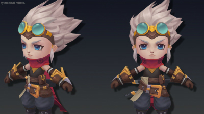 1908期游戏3D美术设计师班1班【OT】的五星作品