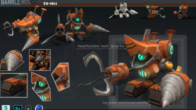 1911期游戏3D美术设计师班1班【OT】的五星作品