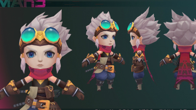 1908期游戏3D美术设计师班1班【O】的五星作品