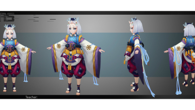 1907期游戏3D美术设计师班1班【OT】的五星作品