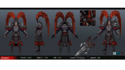 1908期游戏3D美术设计师班1班【O】的五星作品
