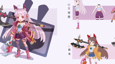 1910期游戏原画高级设计师班1班【O】的五星作品