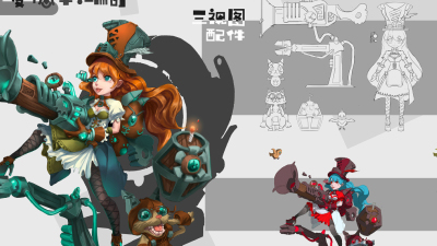 1910期游戏原画高级设计师班1班【O】的五星作品