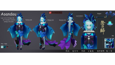 1909期游戏3D美术设计师班1班【O】的五星作品