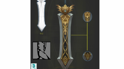 1912期游戏3D美术设计师班1班【O】的五星作品