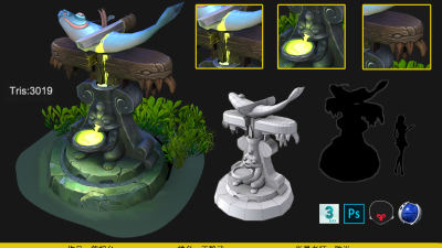 1912期游戏3D美术设计师班1班【O】的五星作品