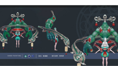 1908期游戏3D美术设计师班1班【O】的五星作品