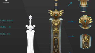 1912期游戏3D美术设计师班1班【O】的五星作品