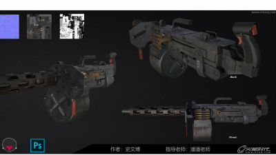 2006期游戏3D美术设计师班1班【O】的五星作品
