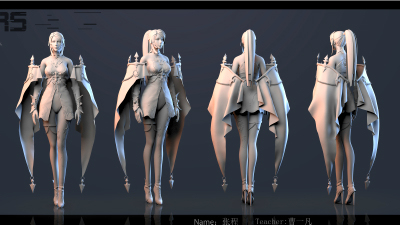 1909期游戏3D美术设计师班1班【O】的五星作品