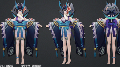 2006期游戏3D美术设计师班1班【O】的五星作品