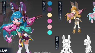 2007期游戏原画高级设计师班1班【O】的五星作品