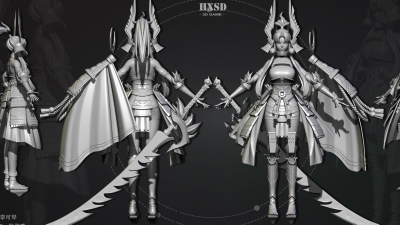 1912期游戏3D美术大师班1班【O】的五星作品