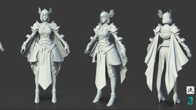 1911期游戏3D美术设计师班1班【O】的五星作品