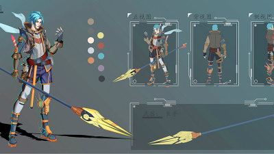 2007期游戏原画高级设计师班1班【O】的五星作品